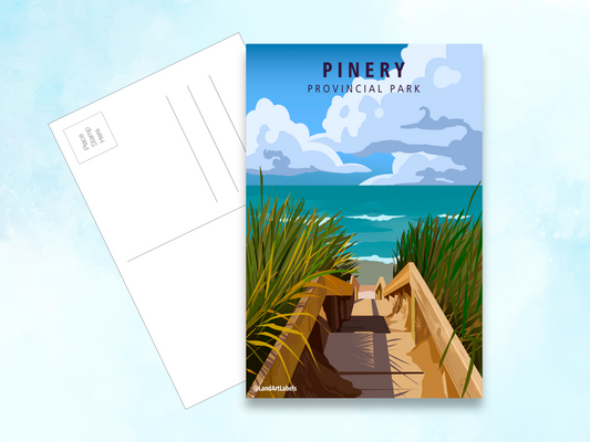 Pinery Provincial Park, Beach walk- Postcard