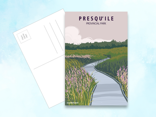 Presqu'ile, Boardwalk - Postcard