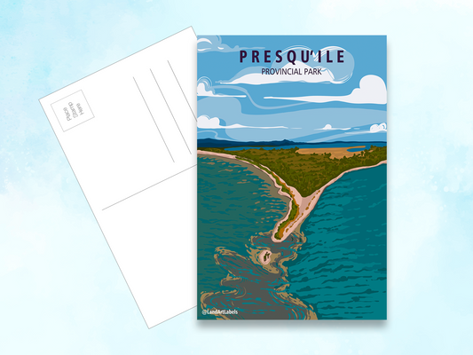 Presqu'ile, Aerial- Postcard