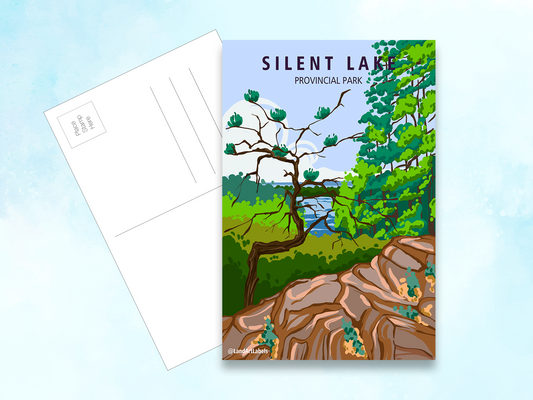 Silent Lake Provincial Park - Postcard