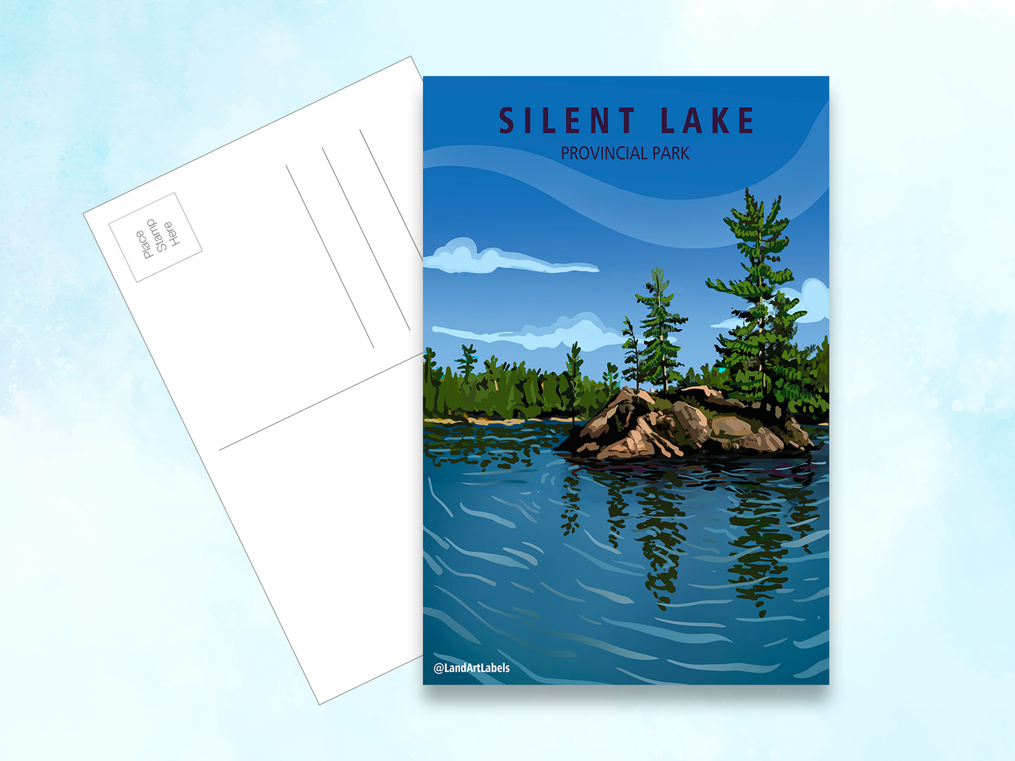 Silent Lake Provincial Park - Postcard