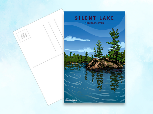 Silent Lake Provincial Park - Postcard