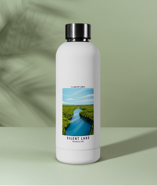 Silent Lake Provincial Park, Aerial - Card Sticker